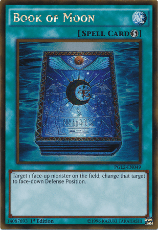 Book of Moon [PGL2-EN049] Gold Rare (ONLINE ORDER ONLY)