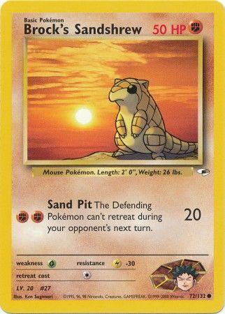 Brock's Sandshrew (72/132) [Gym Heroes Unlimited] (Online Only)