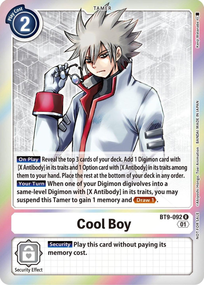 Cool Boy [BT9-092] (Event Pack 4) [X Record Promos] (ONLINE ORDER ONLY)