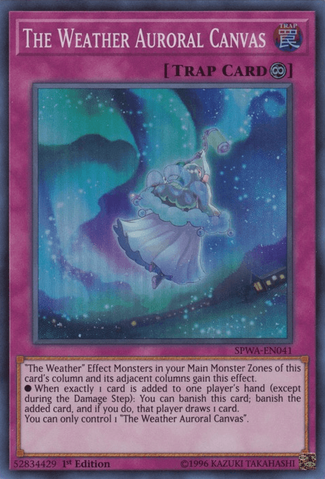 The Weather Auroral Canvas [SPWA-EN041] Super Rare (ONLINE ORDER ONLY)