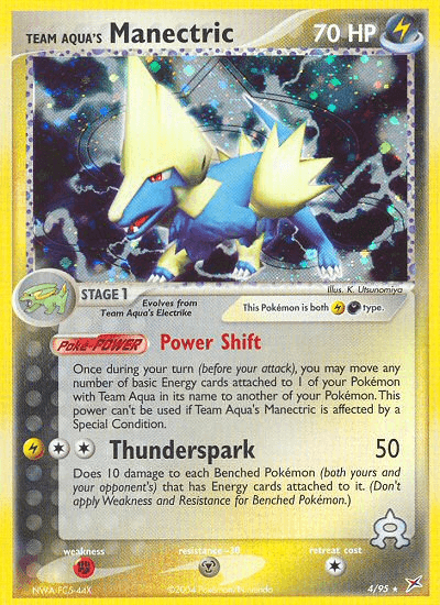 Team Aqua's Manectric (4/95) [EX: Team Magma vs Team Aqua] (Online Only)