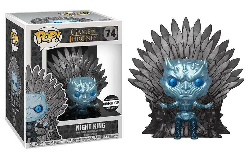 Night King (Iron Throne , Metallic, 6-Inch, Game of Thrones) 74 - HBO Shop Exclusive (Online Order Only)