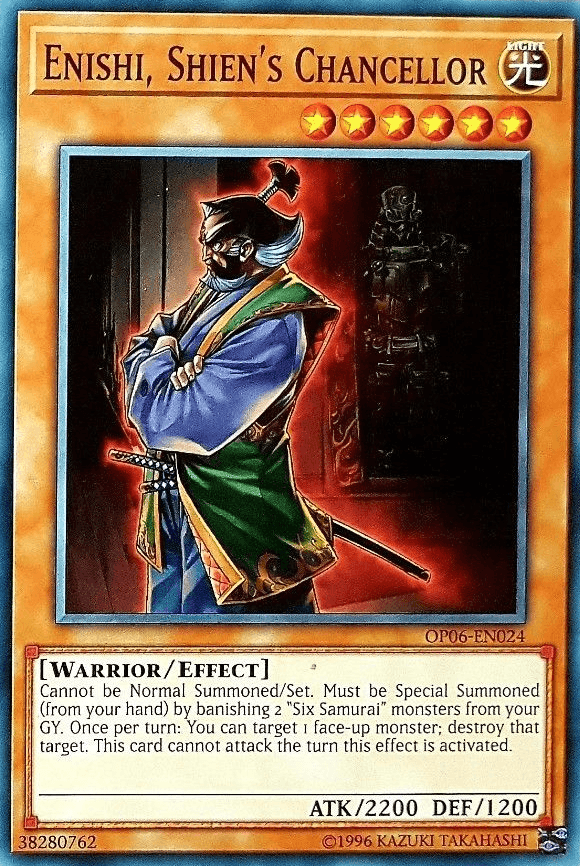 Enishi, Shien's Chancellor [OP06-EN024] Common (ONLINE ORDER ONLY)