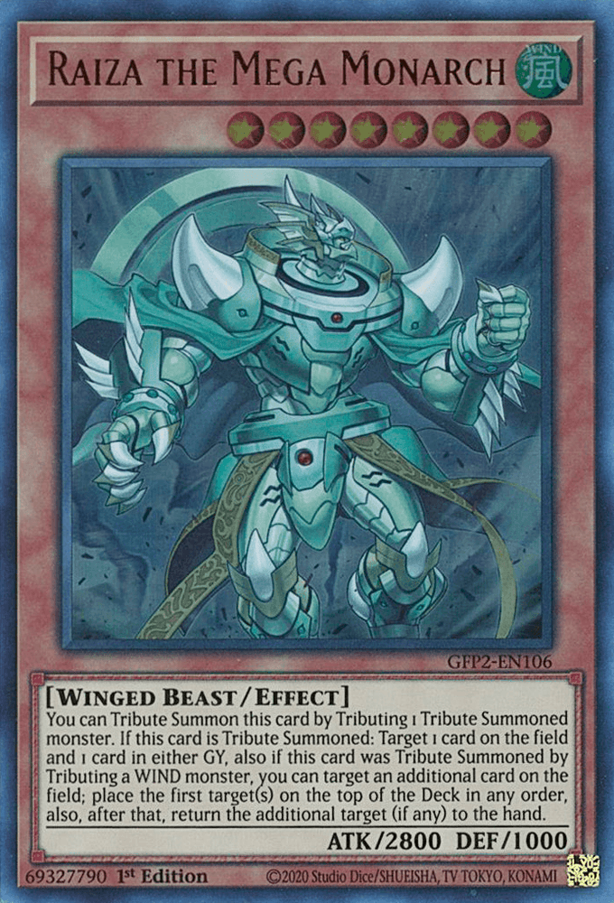 Raiza the Mega Monarch [GFP2-EN106] Ultra Rare (ONLINE ORDER ONLY)