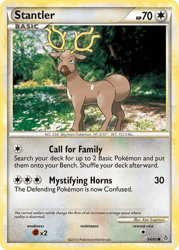 Stantler (64/95) [HeartGold & SoulSilver: Unleashed] (Online Only)