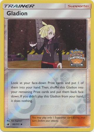 Gladion (95/111) (Regional Championship Promo) [Sun & Moon: Crimson Invasion] (Online Only)