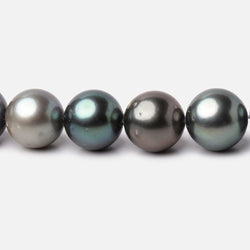 7.5-10mm Peacock Tahitian Saltwater Pearl Beads 15.5 inch 47 pieces A (ONLINE ORDER ONLY)