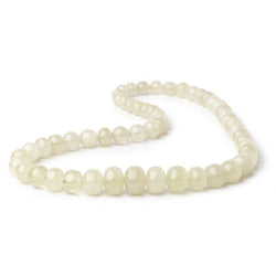 7.5-13.5mm Libyan Desert Glass Plain Rondelles & Rounds 18 inch 55 Beads AAA (ONLINE ORDER ONLY)