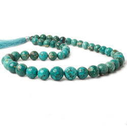 7.5-13mm Turquoise plain rondelle beads 18 inch 85 pieces (ONLINE ORDER ONLY)
