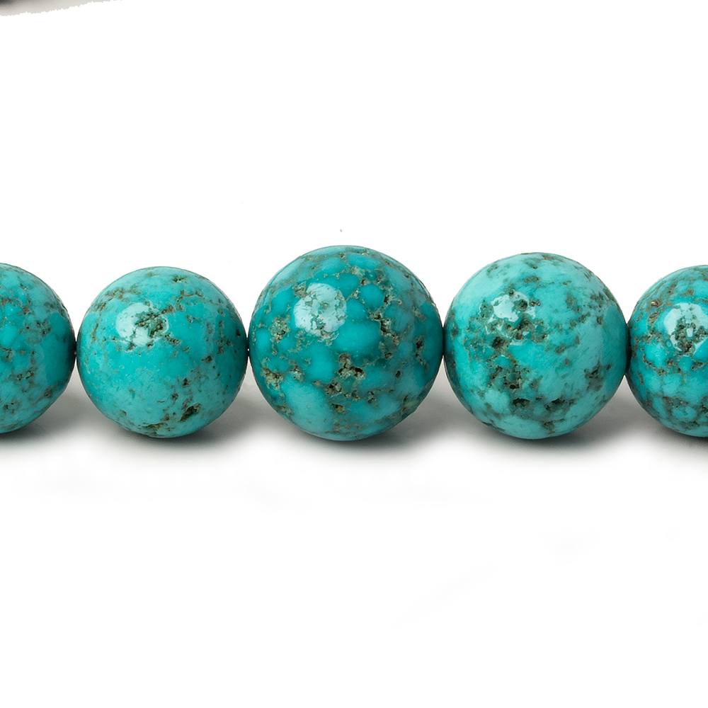 7.5-13mm Turquoise plain rondelle beads 18 inch 85 pieces (ONLINE ORDER ONLY)
