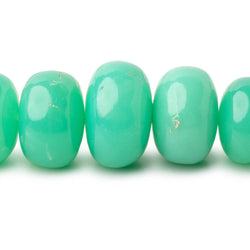 7.5-16mm Chrysoprase Plain Rondelle Beads 20 inch 81 pieces AAA (ONLINE ORDER ONLY)
