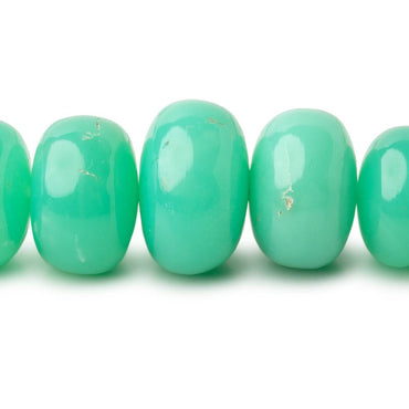 7.5-16mm Chrysoprase Plain Rondelle Beads 20 inch 81 pieces AAA (ONLINE ORDER ONLY)