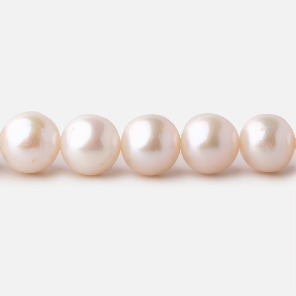 7.5-8.5mm Off White Chinese Akoya Saltwater Pearls 16 inch 53 pieces AA (ONLINE ORDER ONLY)