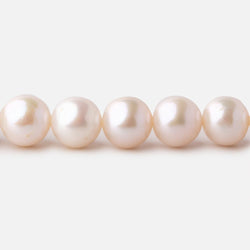 7.5-8.5mm Off White Chinese Akoya Saltwater Pearls 16 inch 53 pieces AA (ONLINE ORDER ONLY)