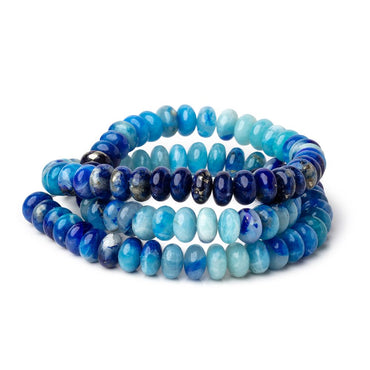 7.5-8mm Afghanite Plain Rondelles 18 inch 98 Beads AAA (ONLINE ORDER ONLY)