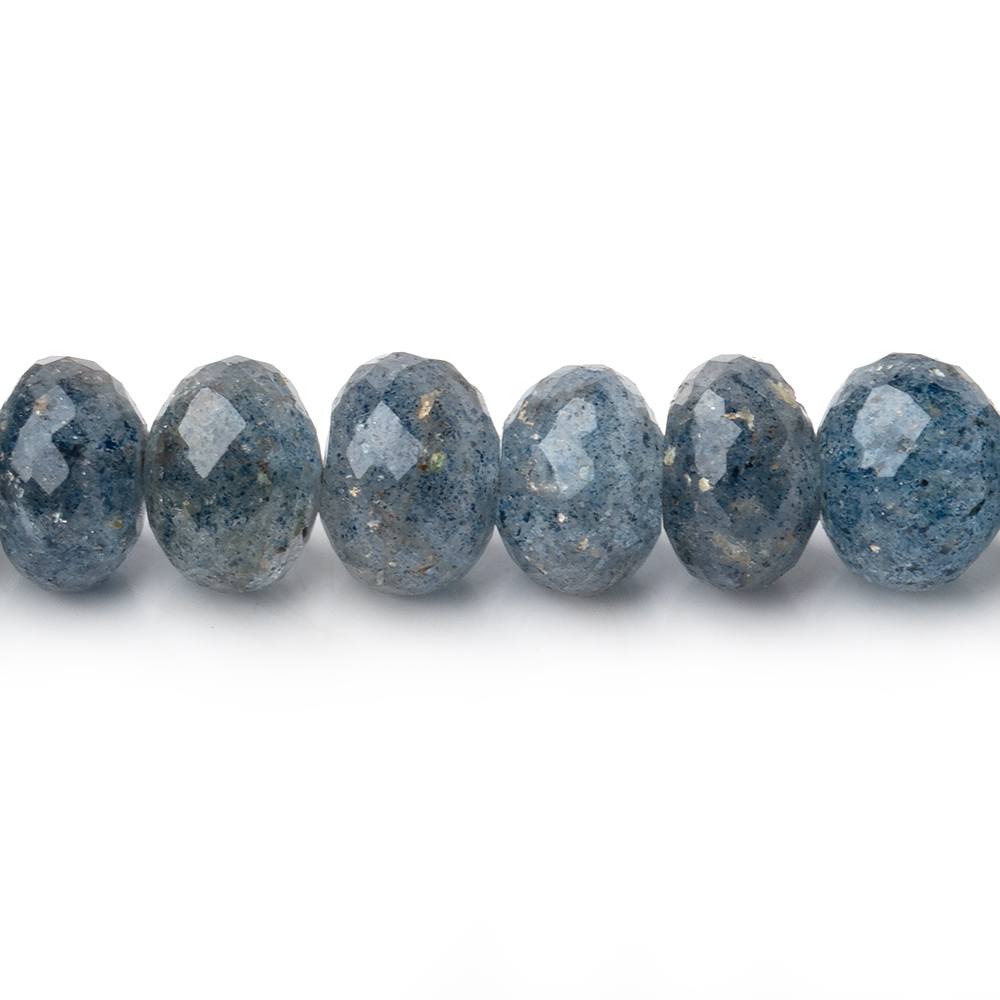7.5-8mm Apatite in Quartz Faceted Rondelles 12 inch 53 beads (ONLINE ORDER ONLY)
