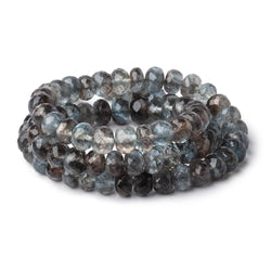 7.5-8mm Copper Moss Aquamarine Faceted Rondelle Beads 18 inch 84 pieces AAA (ONLINE ORDER ONLY)