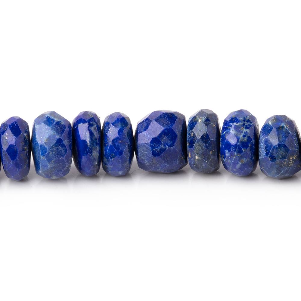 7.5-8mm Lapis Lazuli Faceted Rondelle Beads 15 inch 87 pieces (ONLINE ORDER ONLY)