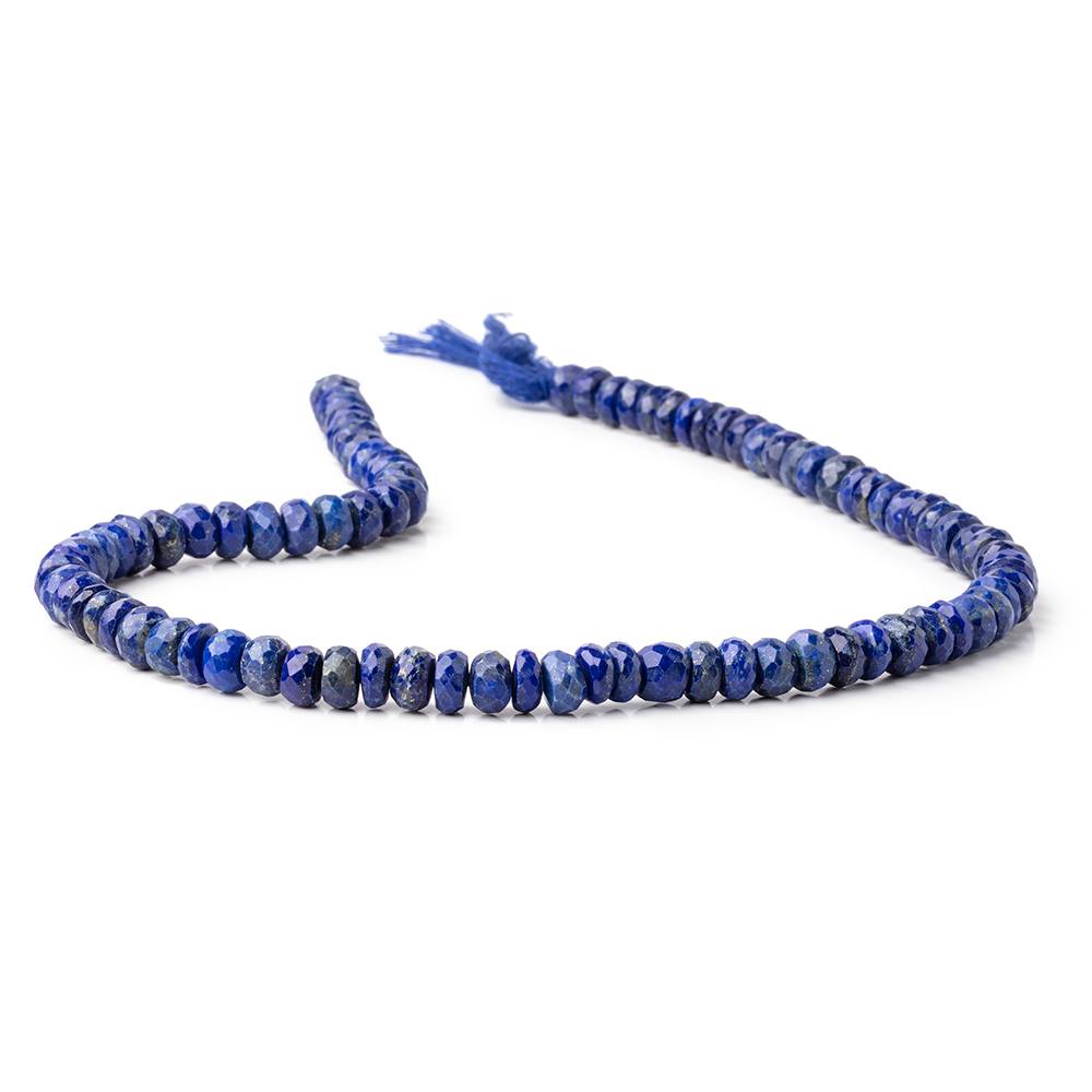 7.5-8mm Lapis Lazuli Faceted Rondelle Beads 15 inch 87 pieces (ONLINE ORDER ONLY)