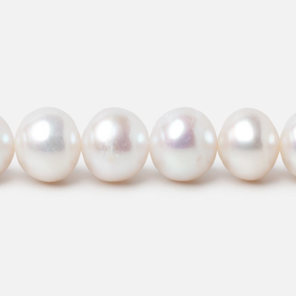 7.5-9mm Off White Chinese Akoya Saltwater Pearls 15.5 inch 48 pieces A (ONLINE ORDER ONLY)
