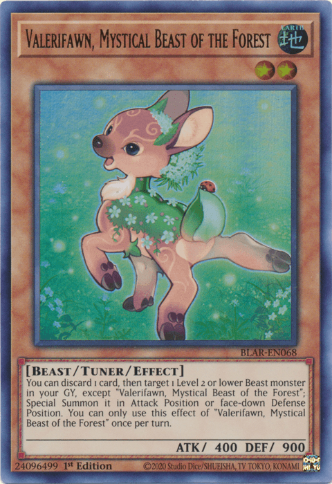 Valerifawn, Mystical Beast of the Forest [BLAR-EN068] Ultra Rare (ONLINE ORDER ONLY)