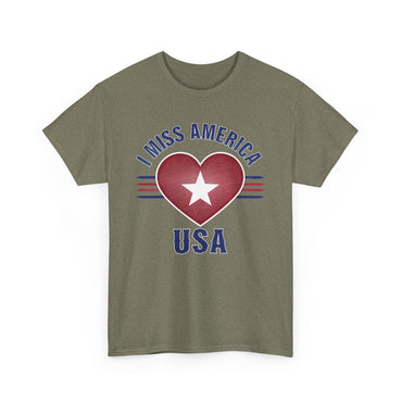 "I Miss America" Heart Unisex Heavy Cotton Tee (ONLINE ORDER ONLY)