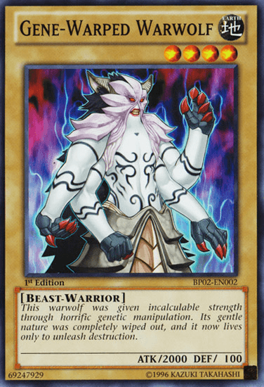 Gene-Warped Warwolf [BP02-EN002] Common (ONLINE ORDER ONLY)