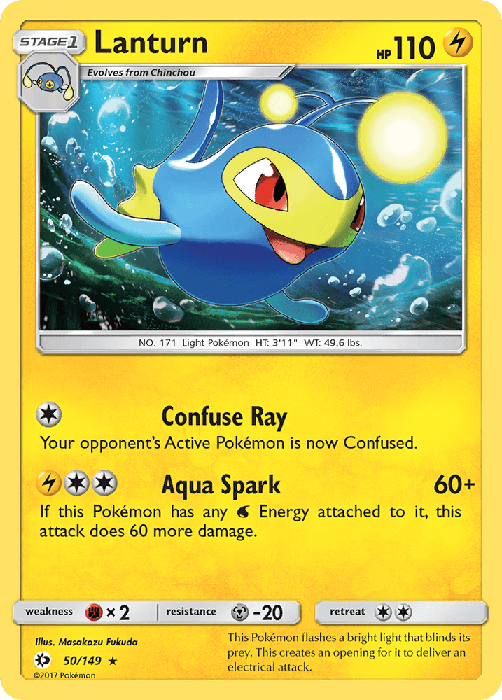 Lanturn (50/149) [Sun & Moon: Base Set] (Online Only)