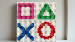 Build it Yourself DIY Kit – PlayStation Icons | Build Your Own Brick Mosaic (32x32 Studs) (ONLINE ORDER ONLY)