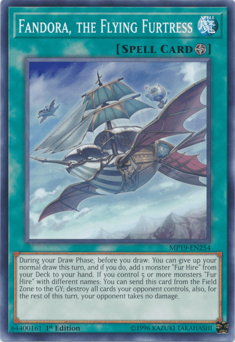 Fandora, the Flying Furtress [MP19-EN254] Common (ONLINE ORDER ONLY)