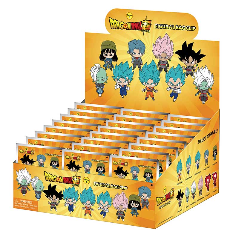Dragon Ball Super 3D Foam Bag Clip, Series 4 (ONLINE ORDER ONLY)
