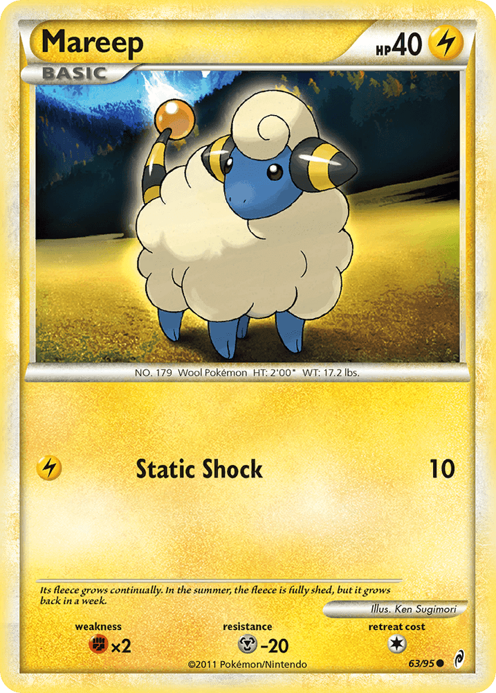 Mareep (63/95) [HeartGold & SoulSilver: Call of Legends] (Online Only)