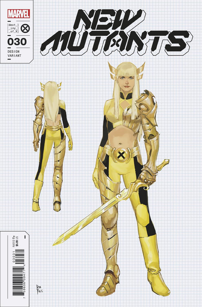 New Mutants #30 1:10 Rod Reis Design Variant (09/21/2022) Marvel (ONLINE ORDER ONLY)