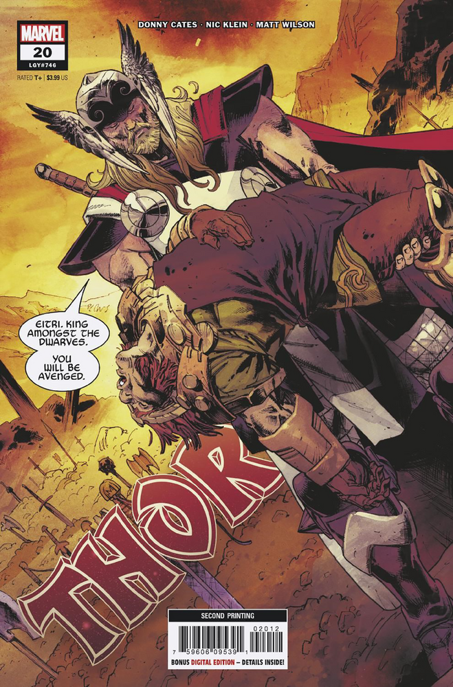 Thor #20 2nd Print Nic Klein Variant (02/16/2022) Marvel (ONLINE ORDER ONLY)