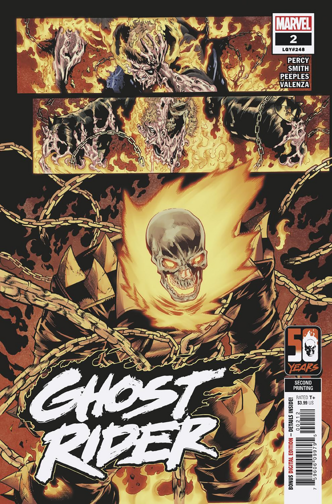Ghost Rider #2 2nd Print Cory Smith Variant (06/08/2022) Marvel (ONLINE ORDER ONLY)