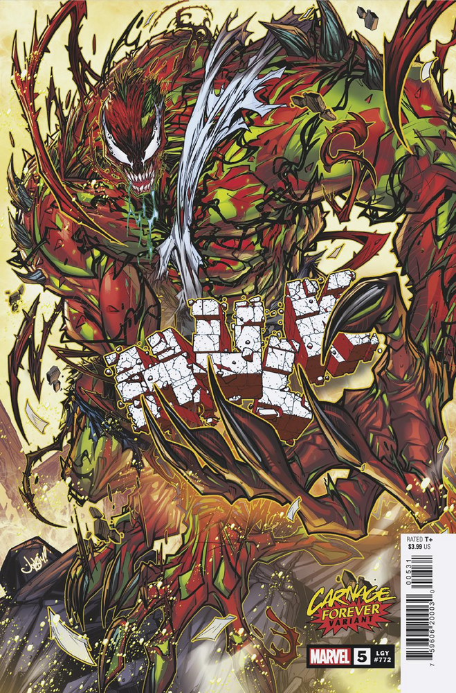 Hulk #5 B Jonboy Meyers Carnage Forever Variant (03/30/2022) Marvel (ONLINE ORDER ONLY)