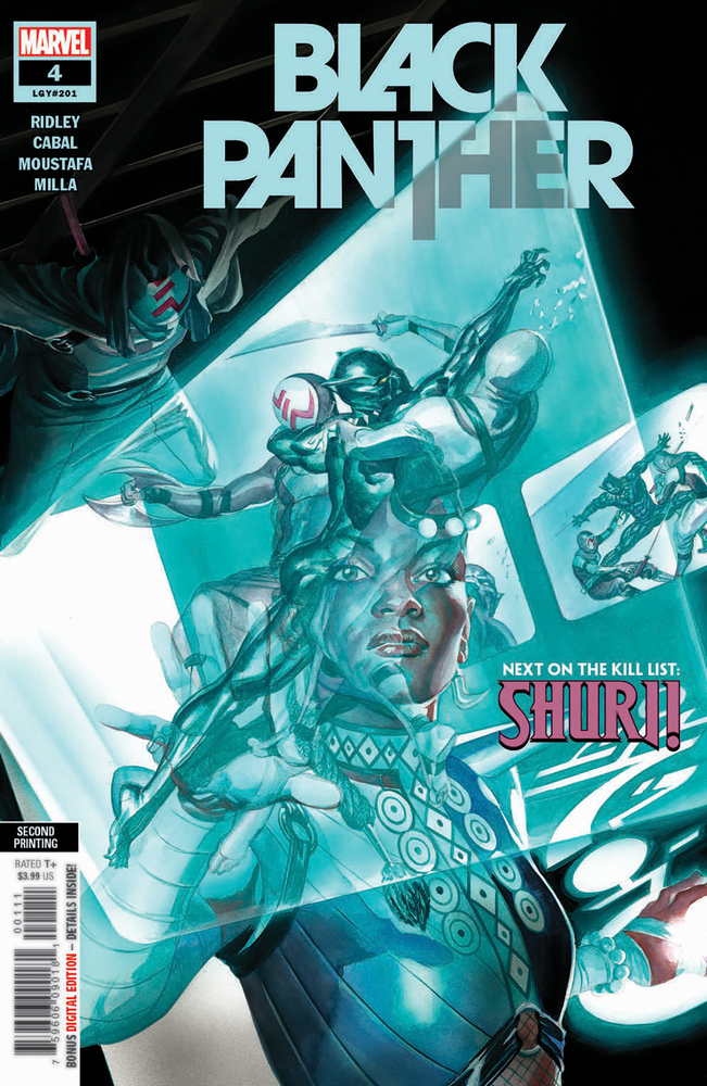 Black Panther #4 2nd Print Alex Ross Variant (04/13/2022) Marvel (ONLINE ORDER ONLY)