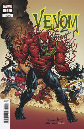 Venom #23 G Sergio Davila Secret Wars 8 Homage Variant (07/26/2023) Marvel (ONLINE ORDER ONLY)