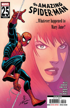 Amazing Spider-Man #25 2nd Print John Romita Jr Variant (06/28/2023) Marvel (ONLINE ORDER ONLY)