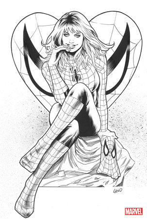 Amazing Spider-Man #25 G 1:50 Greg Land Virgin Bw Variant (05/10/2023) Marvel (ONLINE ORDER ONLY)