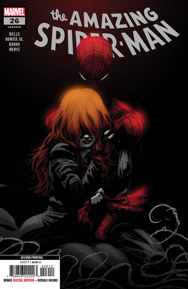 Amazing Spider-Man #26 2nd Print Kaare Andrews Variant (07/12/2023) Marvel (ONLINE ORDER ONLY)