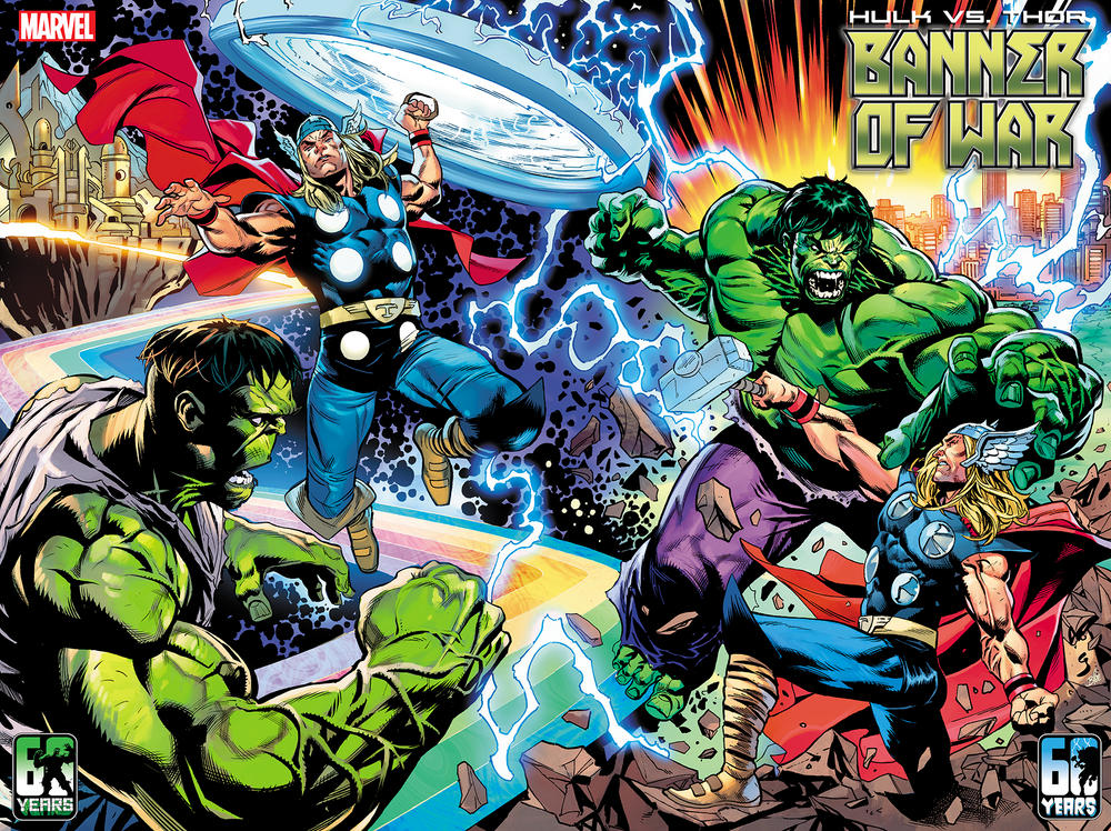 Hulk Vs Thor Banner War Alpha #1 C Geoff Shaw Wrpad Connecting Variant (05/11/2022) Marvel (ONLINE ORDER ONLY)