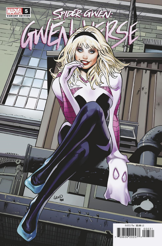 Spider-Gwen Gwenverse #5 B Greg Land Homage Variant (08/24/2022) Marvel (ONLINE ORDER ONLY)