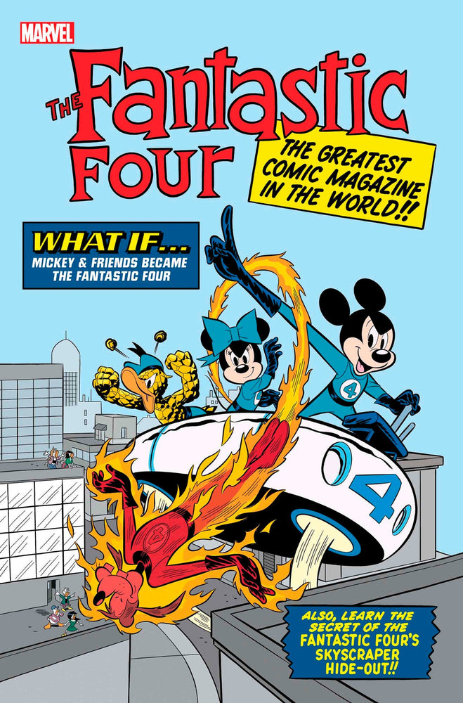 Fantastic Four #28 Francesco D'Ippolito Disney What If? Fantastic Four Homage Va Riant (Online Order Only)