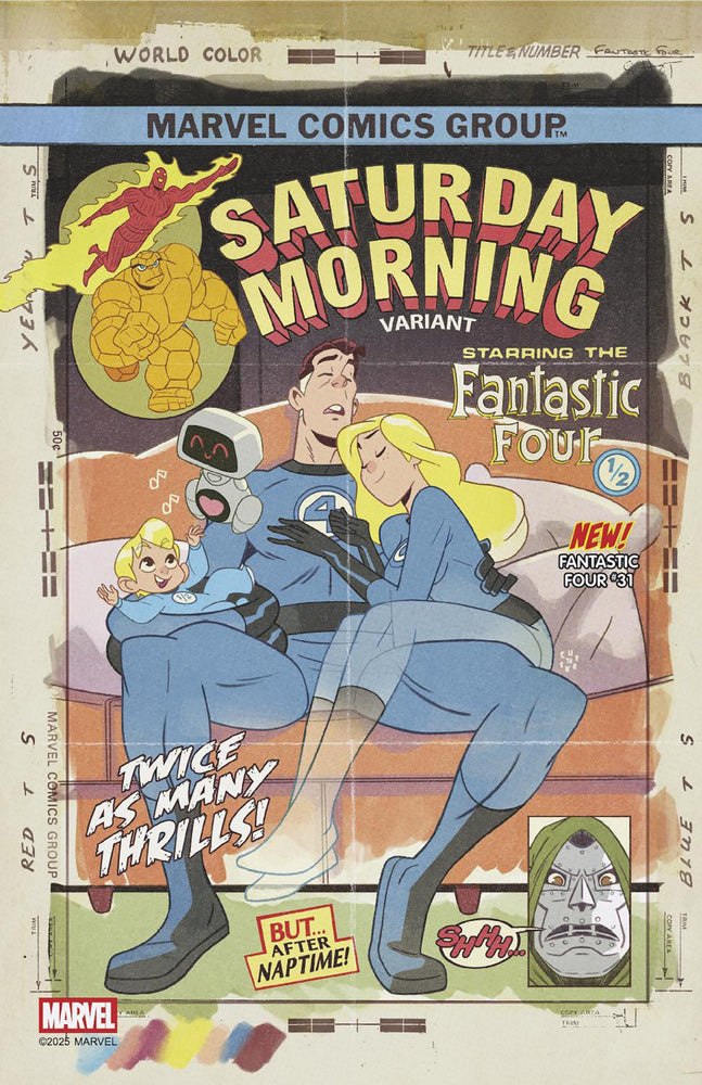 Fantastic Four #31 Sean Galloway Saturday Morning Variant [Doom] (Online Order Only)
