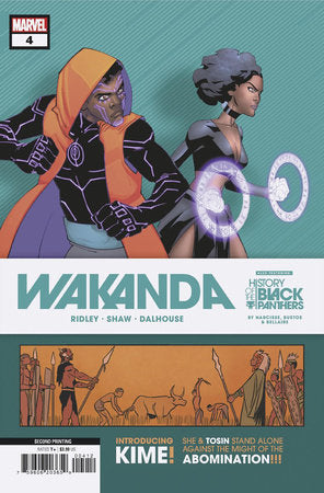 Wakanda #4 A (Of 5) 2nd Print Variant (03/08/2023) Marvel (ONLINE ORDER ONLY)