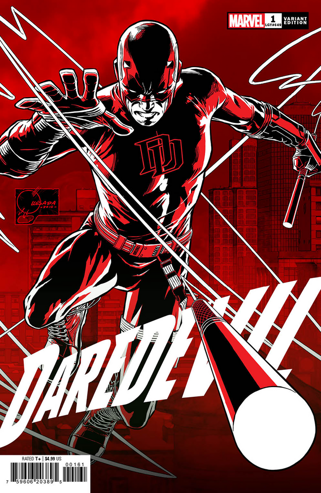 Daredevil #1 1:50 Joe Quesada Hidden Gem Variant (07/13/2022) Marvel (ONLINE ORDER ONLY)