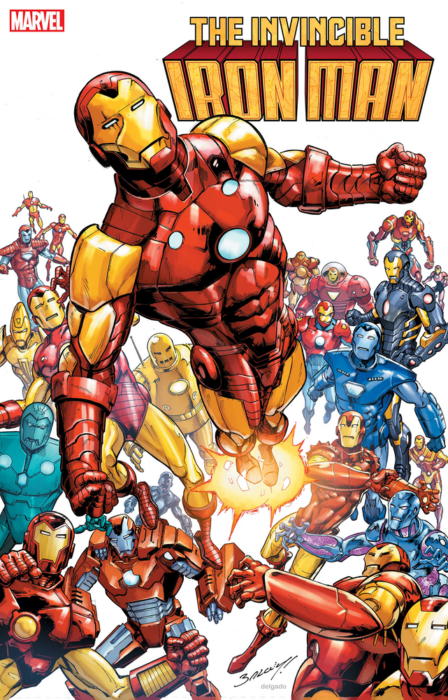 Invincible Iron Man #1 2nd Print Mark Bagley Variant (02/15/2023) Marvel (ONLINE ORDER ONLY)