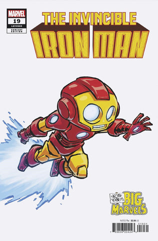 Invincible Iron Man #19 Skottie Young'S Big Marvel Variant