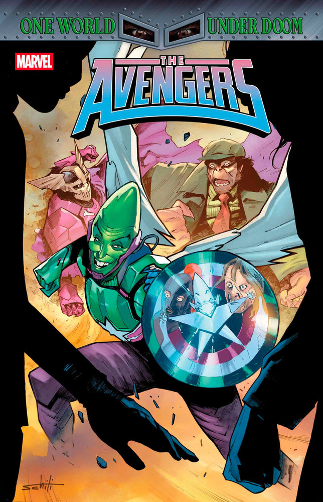 Avengers #26 Valerio Schiti Impossible Man Pop-Up Variant [Doom] (Online Order Only)